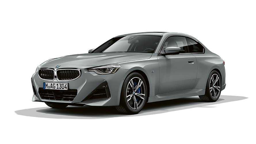Tročetvrtinski prednji prikaz BMW Serija 2 Coupe 220i G42 BMW Serija 2 Coupe 220i G42 tročetvrtinski prednji prikaz
