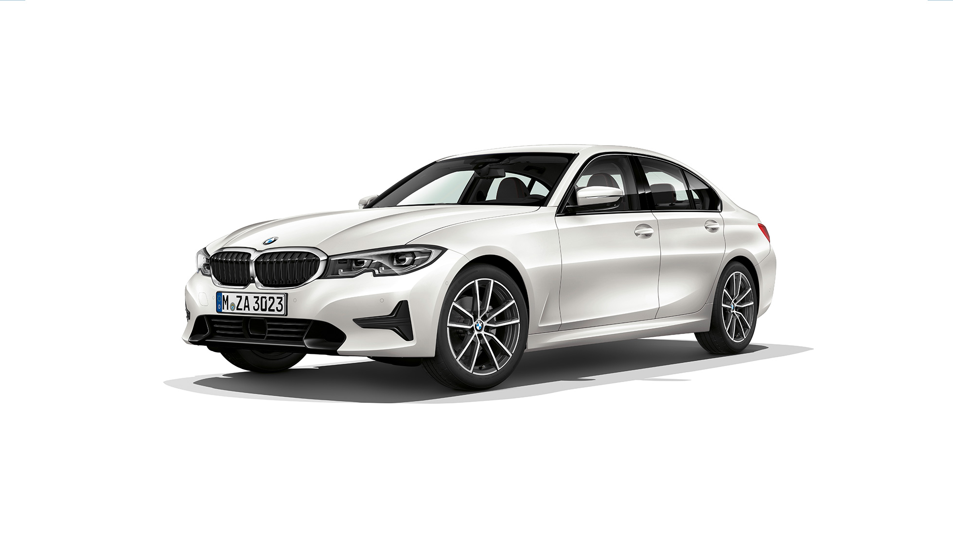 BMW Serije 3 Sedan, Model Sport Line. Bočni snimak modela BMW Serije 3 Sedan kao Model Sport Line.