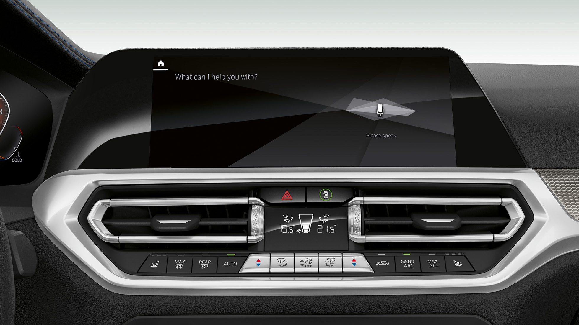 BMW Serije 3 Sedan, BMW Intelligent Personal Assistant. Snimak kabine iybliya sa BMW Intelligent Personal Assistant modela BMW Serije 3 Sedan.