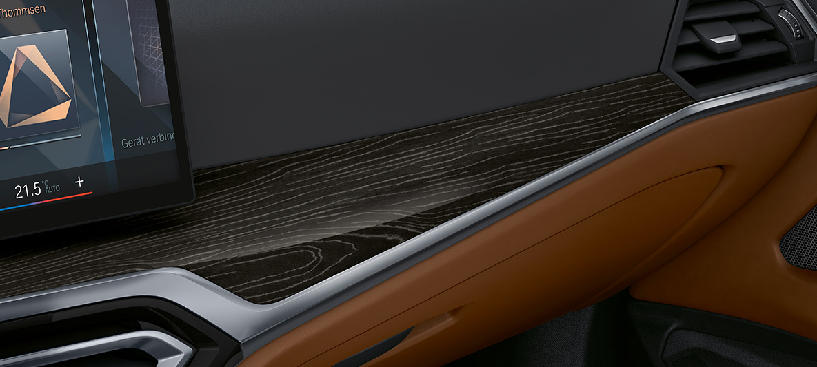 BMW Individual obloge 'Fineline' Black sa dodacima open-pored finisher Pearl Chrome BMW kabriolet serija 4 Individual G23 2020 enterijer BMW Individual obloge 'Fineline' Black sa dodacima open-pored finisher Pearl Chrome BMW kabriolet serija 4 Individual G23 2020 enterijer