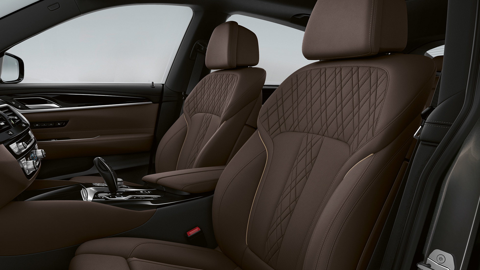 Presvlake BMW Serije 6 Gran Turismo Luxury Line G32 2020 Presvlake u ekskluzivnoj koži „Nappa“ Mokka BMW Serije 6 Gran Turismo G32 640d xDrive 2020 Luxury Line enterijer