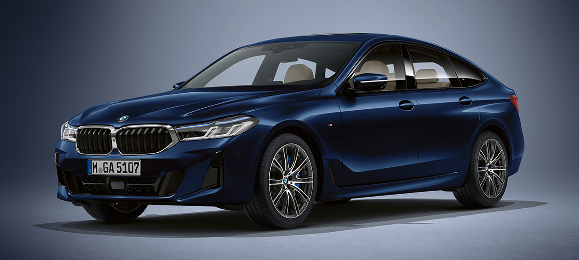 BMW Individual završna farba Tansanite plava metalizirana BMW Serije 6 Gran Turismo G32 2020 BMW Individual završna farba Tansanite plava metalizirana BMW Serije 6 Gran Turismo G32 2020 tročetvrtinski anfas dok stoji
