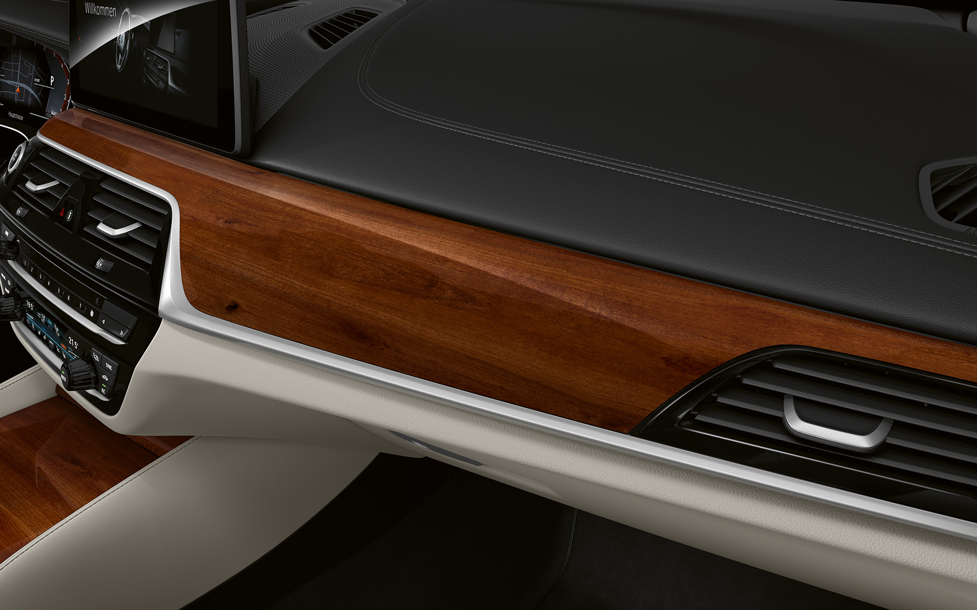 BMW Individual unutrašnji ukrasni elementi šljiva smeđe boje visokog sjaja sa istaknutim ukrasnim elementima u Pearl Chrome boji BMW Serija 6 Gran Turismo Individual 2020 G32 BMW Individual unutrašnji ukrasni elementi šljiva smeđe boje visokog sjaja sa istaknutim ukrasnim elementima u Pearl Chrome boji BMW Serija 6 Gran Turismo Individual G32 2020 unutrašnjost kabine