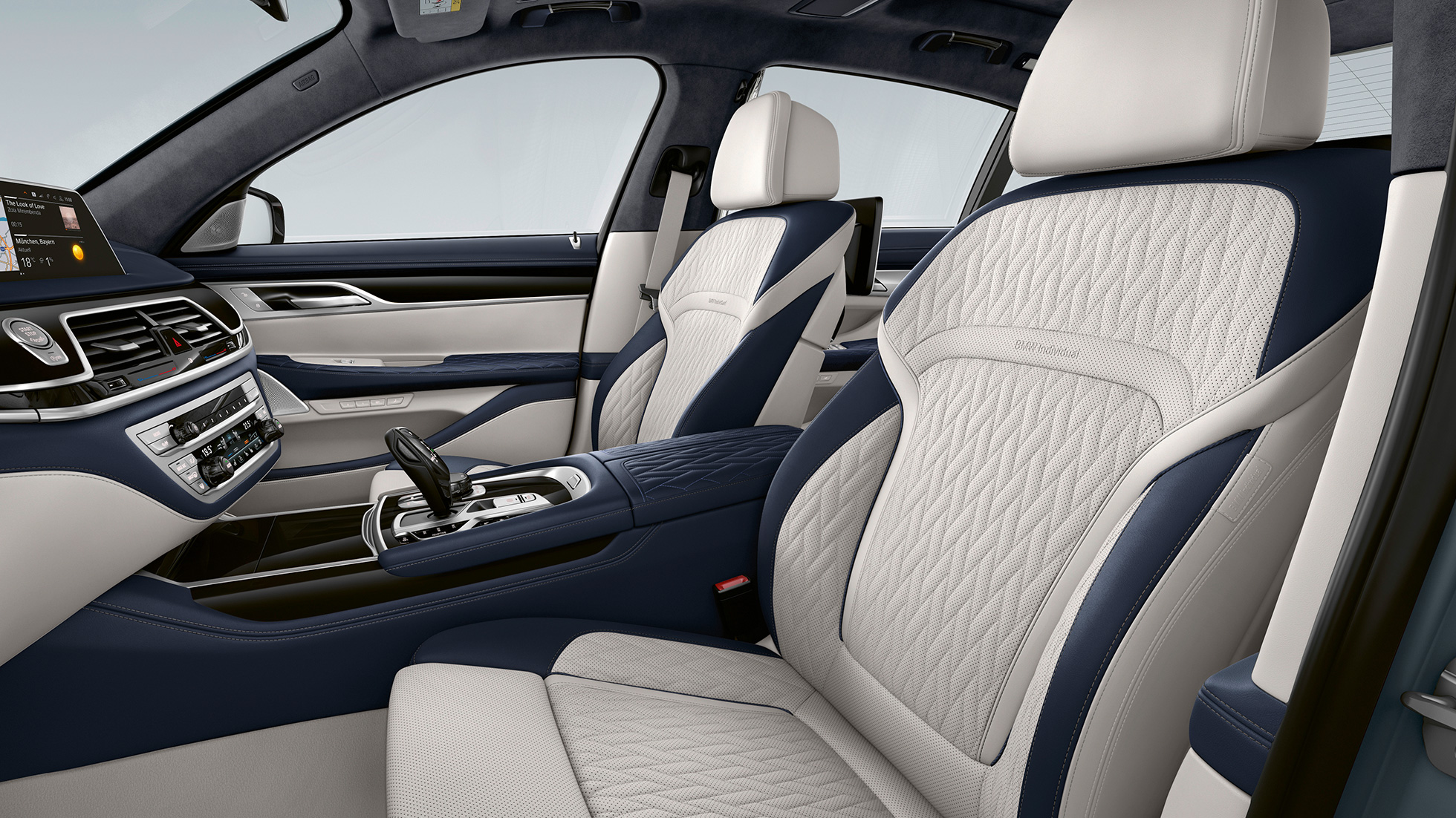 BMW Serije 7 Sedan M Sport paket, kožne presvlake BMW Serije 7 Sedan M Sport paket kožne presvlake Dakota Black