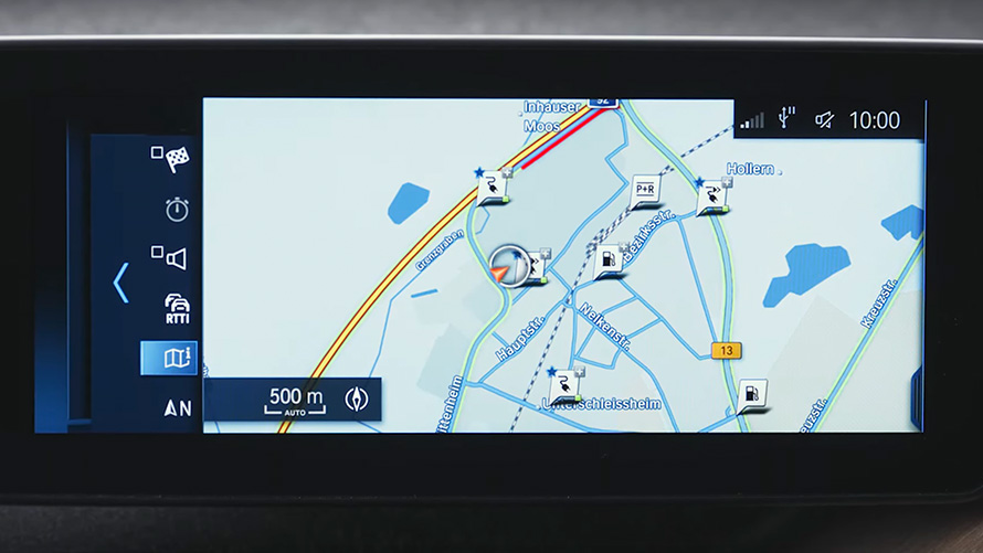BMW plug-in hibrid navigacioni sistem BMW plug-in hibrid navigacioni sistem izbliza