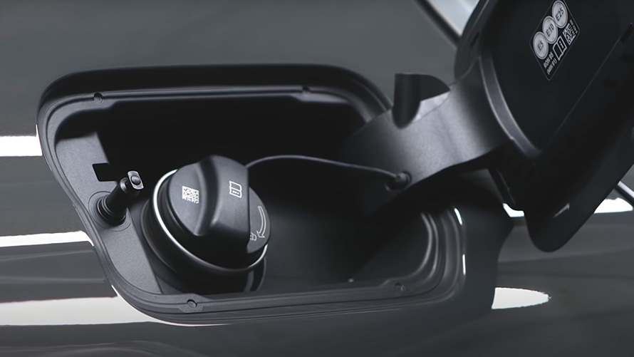 BMW plug-in hibrid poklopac za gorivo BMW plug-in hibrid poklopac za gorivo izbliza
