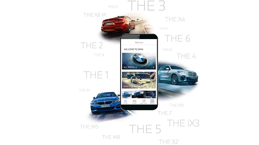 BMW katalog - aplikacija. Aplikacija BMW Brochure na vašem telefonu
