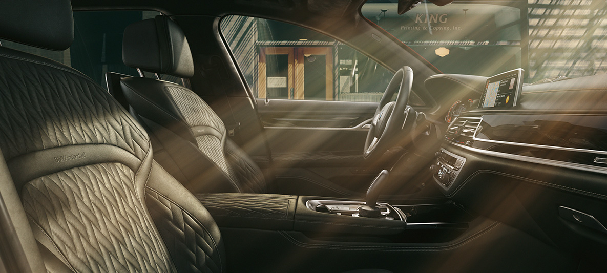 BMW Serija 7 Limuzina G11 G12 2019 presvlake od čiste kože BMW Serija 7 Limuzina G11 G12 2019 presvlake od čiste kože enterijera Merino crne boje