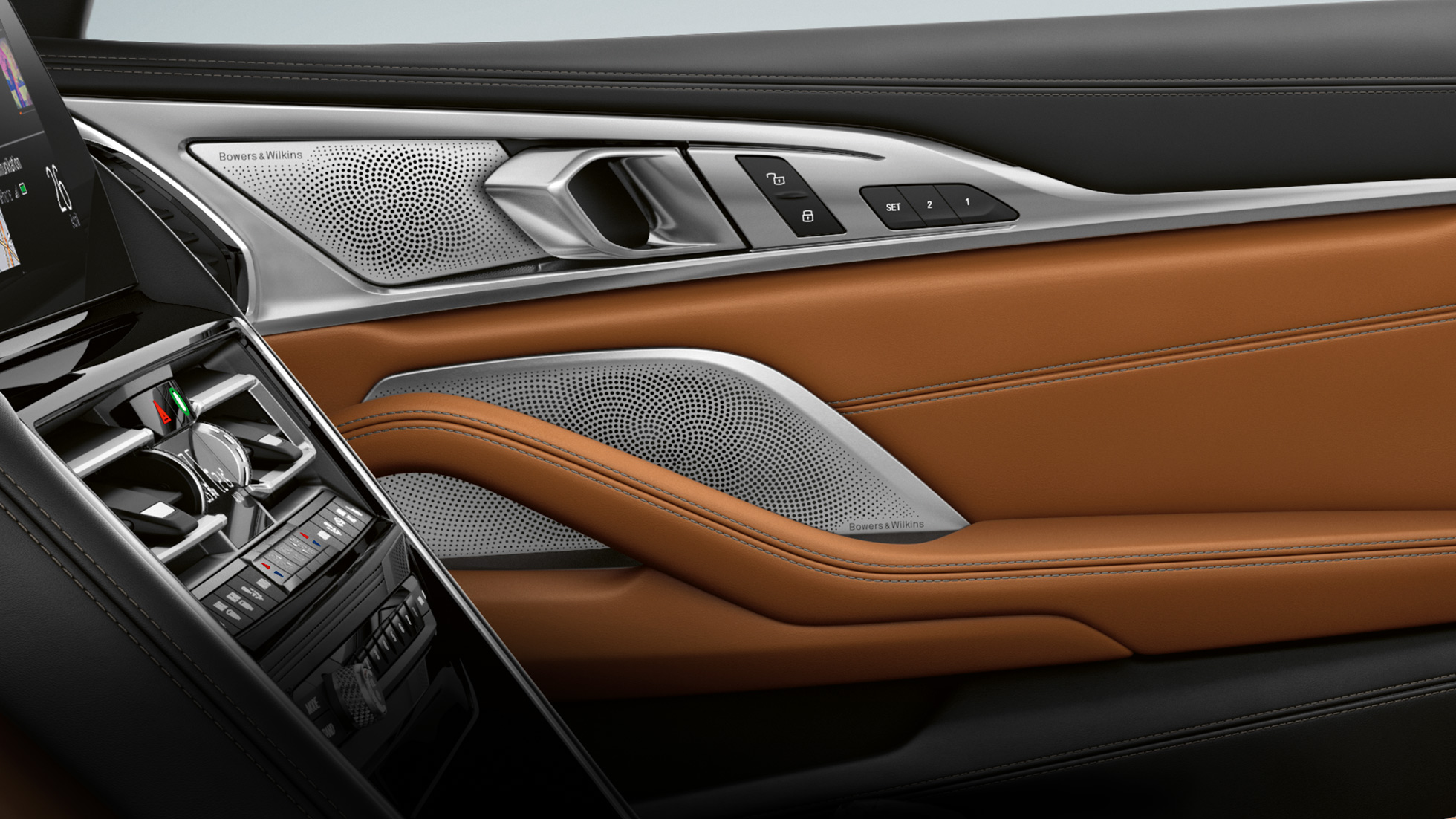 BMW M850i xDrive,enterijer, Bowers & Wilkins Diamond Surround zvučni sistem BMW M850i xDrive,enterijer, Bowers & Wilkins Diamond Surround zvučni sistem