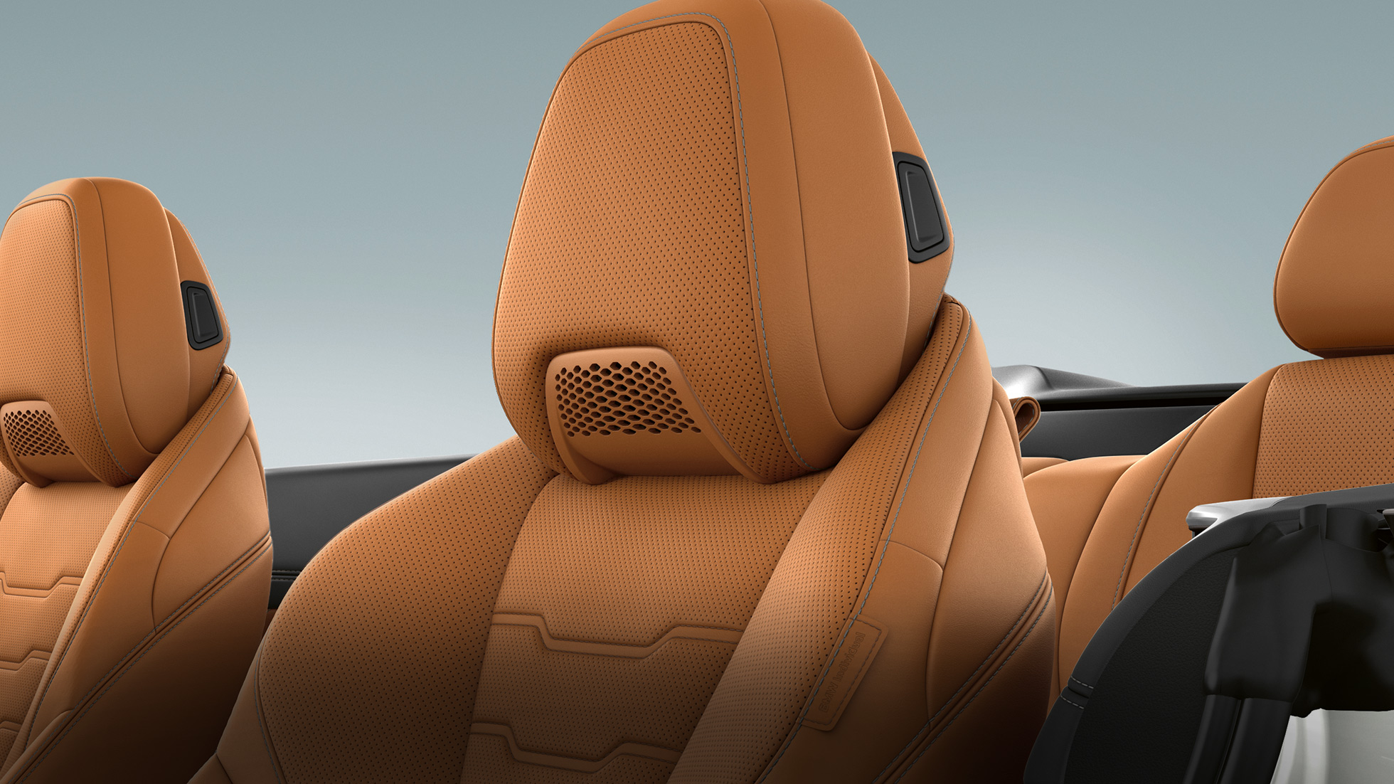 BMW M850i xDrive, multifunkcionalno sedište sa vazdušnim okovratnikom, Cognac „Merino“ koža. BMW M850i xDrive, multifunkcionalno sedište sa vazdušnim okovratnikom, Cognac „Merino“ koža.