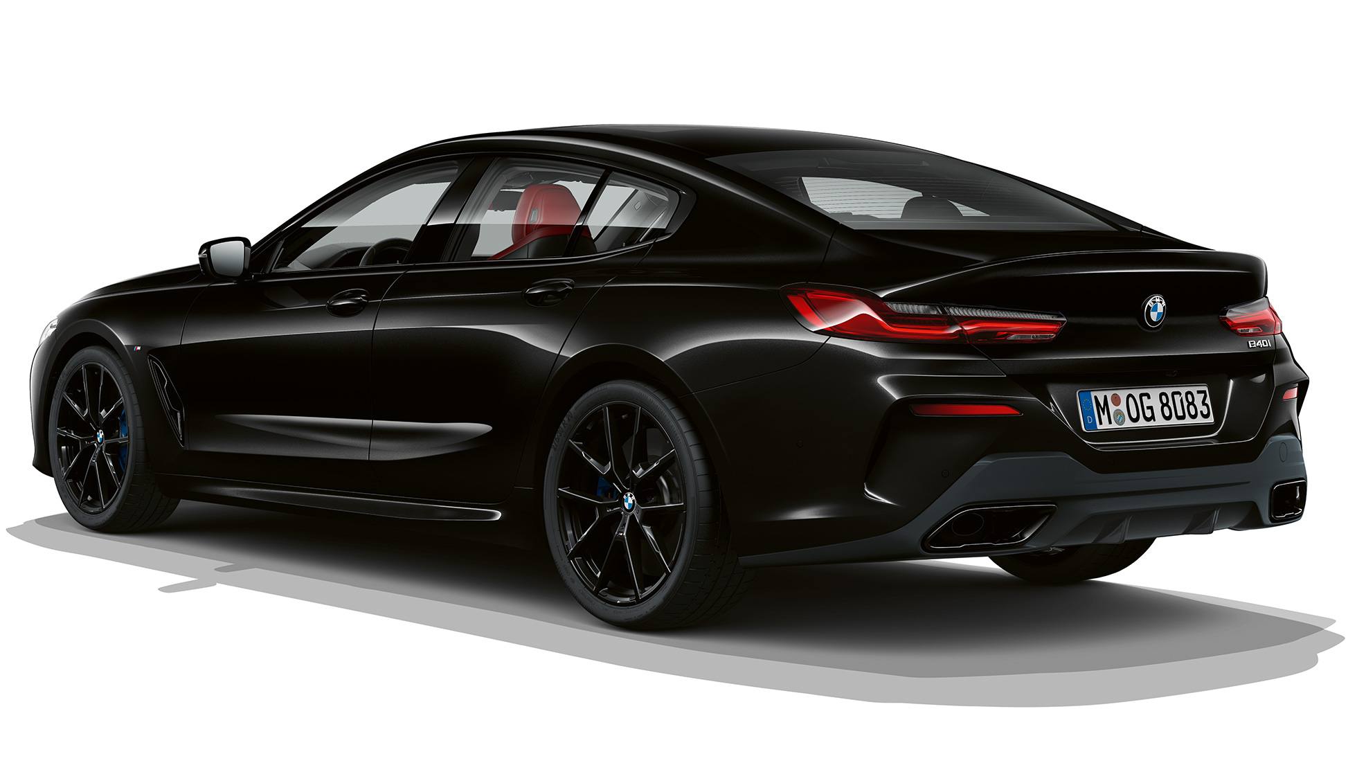 M Sport paket tročetvrtinski snimak otpozadi BMW serije 8 Gran Coupé, M Sport paket tročetvrtinski snimak otpozadi