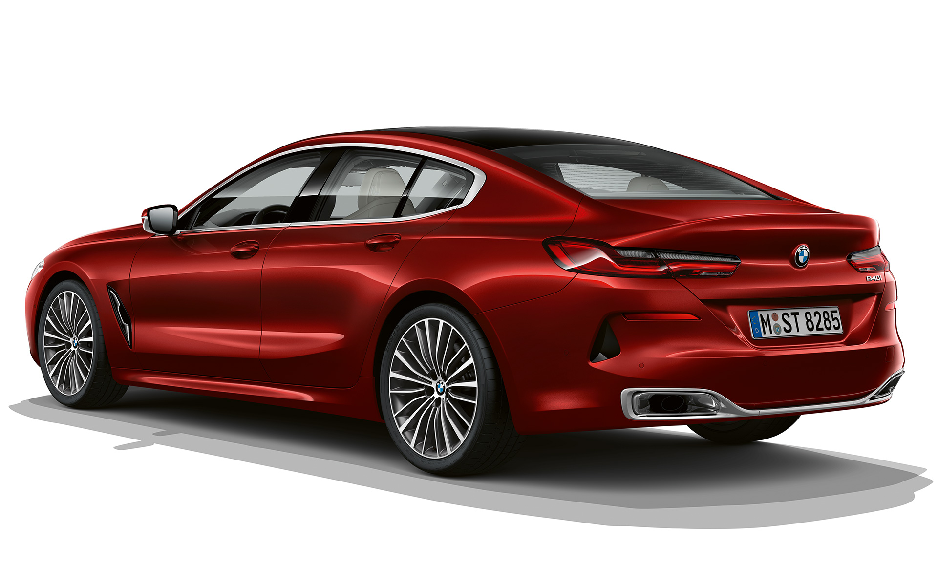 Impulsive Heat tročetvrtinski snimak otpozadi BMW serije 8 Gran Coupé, Impulsive Heat tročetvrtinski snimak otpozadi