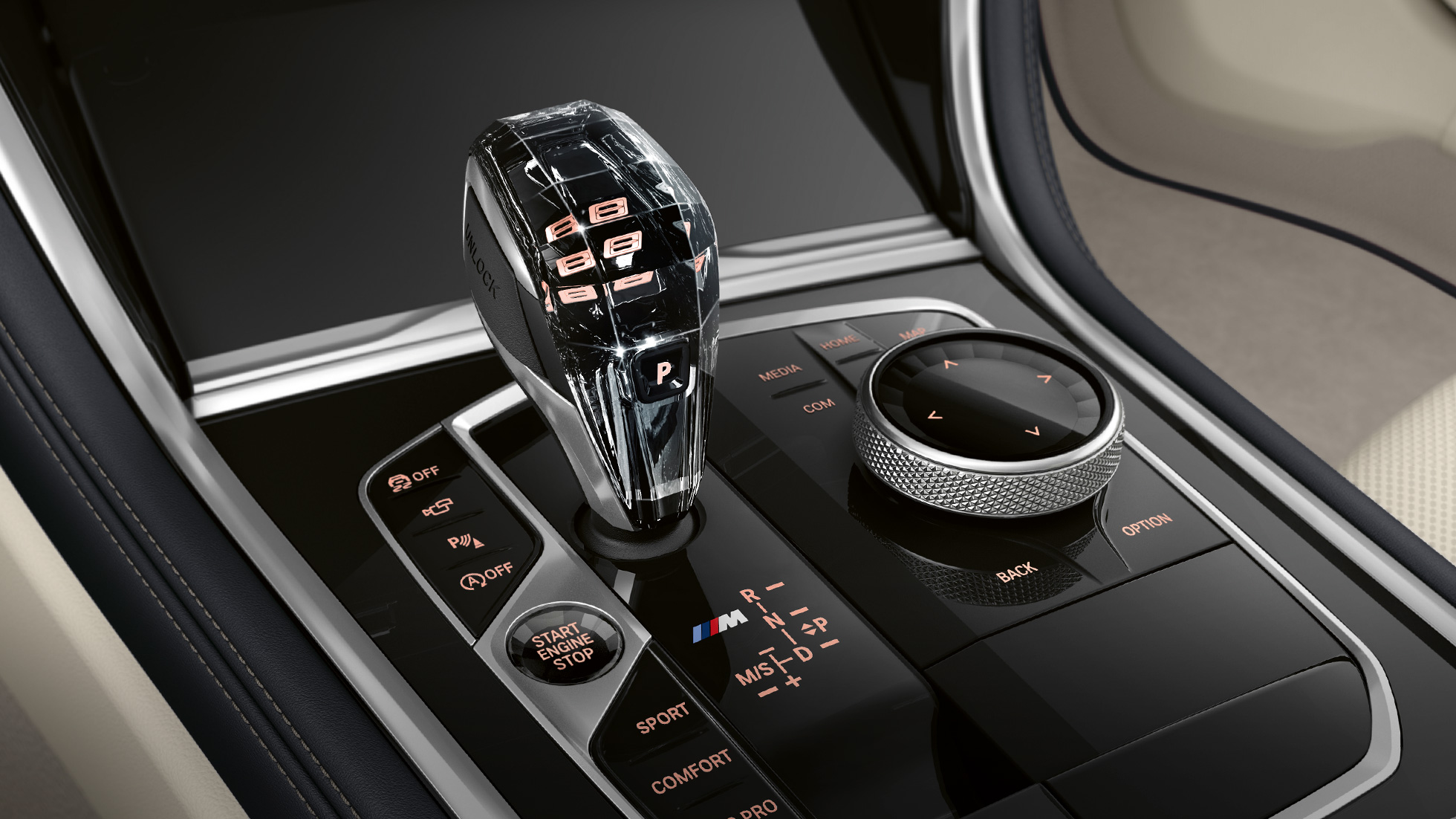 Staklene aplikacije Crafted Clarity BMW serije 8 Gran Coupé, staklene aplikacije Crafted Clarity