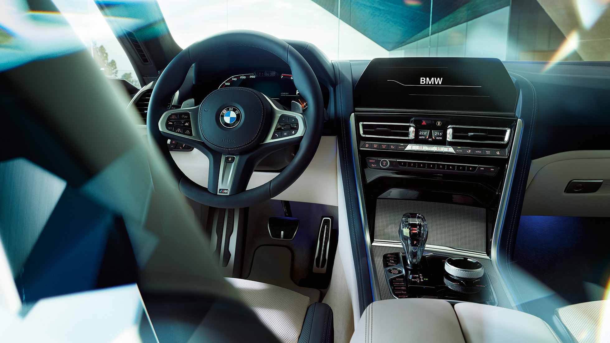 Dizajn enterijera kabine BMW serije 8 Gran Coupé,dizajn enterijera kabine