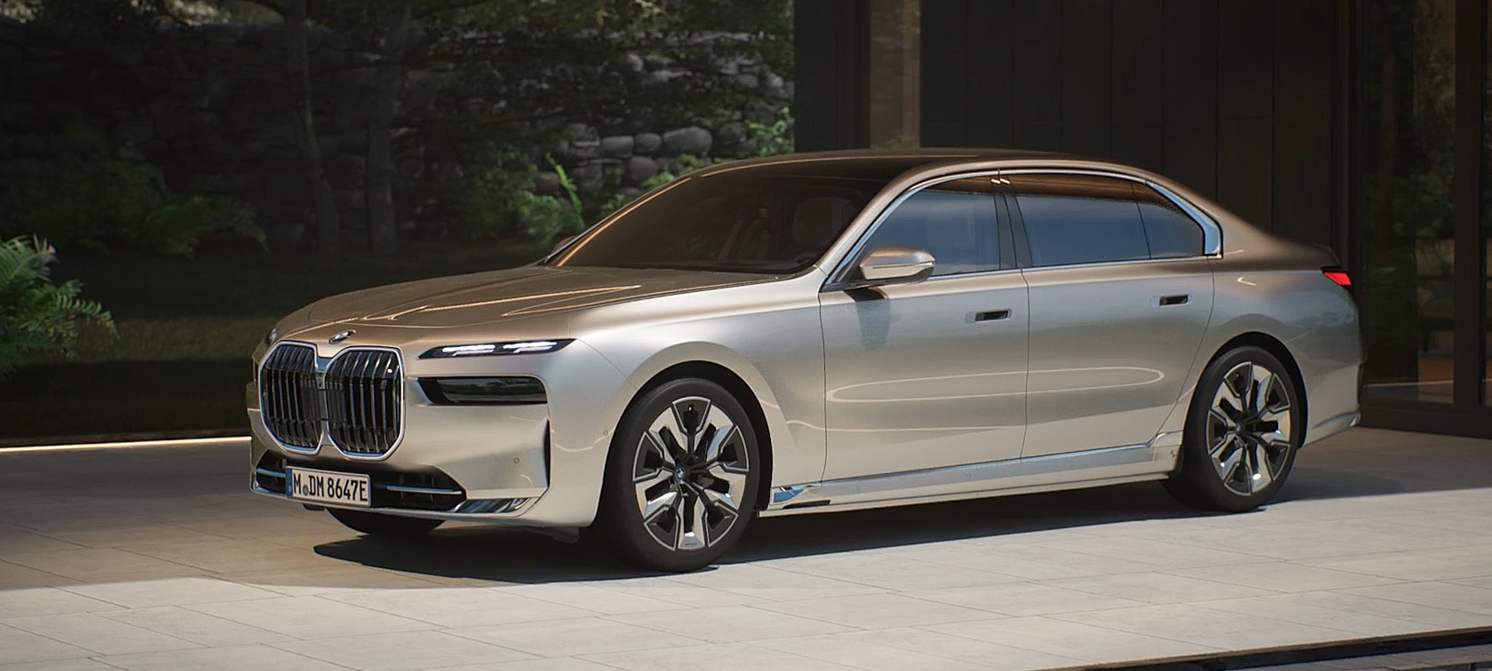 BMW i7 Sedan G70 BMW Individual video o glavnim karakteristikama BMW i7 Sedan G70 BMW Individual Oxid siva metalik boja video o glavnim karakteristikama spoljašnjosti
