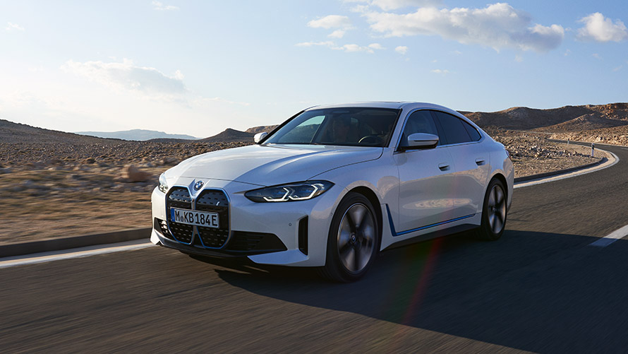 BMW i4 G26 prva generacija pogled spreda BMW i serija BMW i4 G26 prva generacija pogled spreda