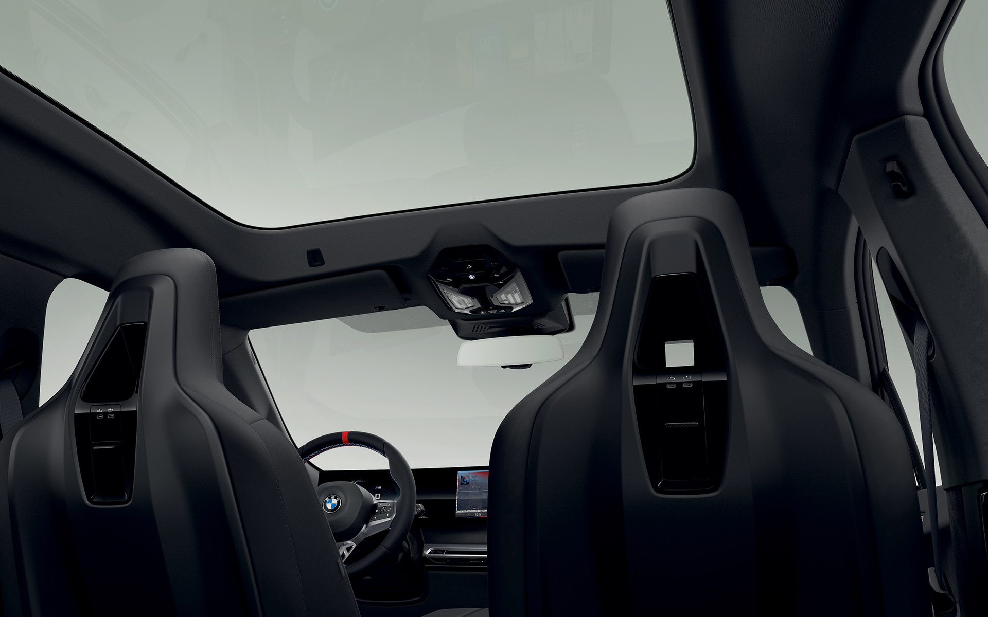 Višenamenska sedišta BMW iX M60 i20 2022 električni SUV BMW iX M60 i20 električni SUV višenamenska sedišta panoramski stakleni krov unutrašnjost