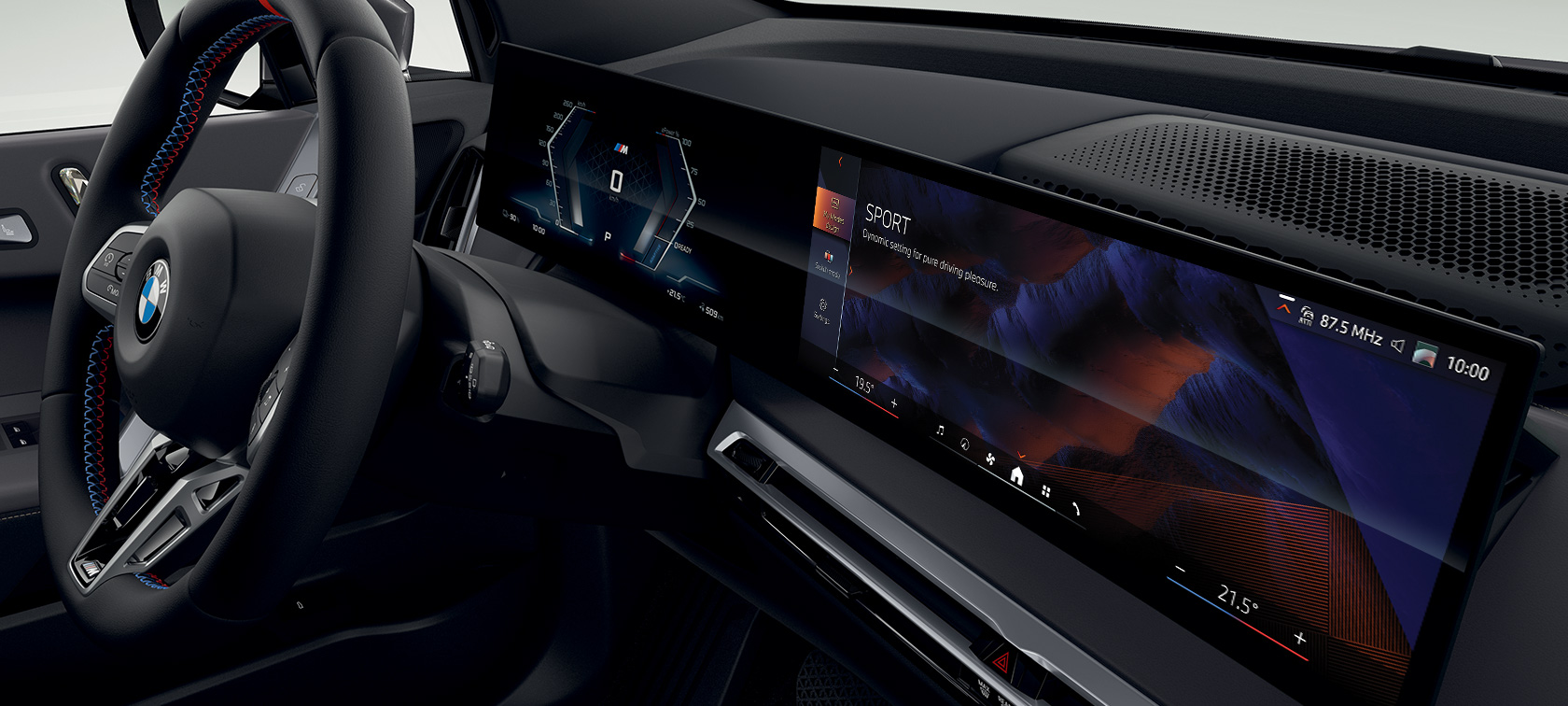 BMW zakrivljeni ekran BMW iDrive kabina BMW iX M60 i20 2022 električni SUV električni automobil BMW iX M60 i20 2022 električni SUV električni automobil kabina BMW zakrivljeni ekran BMW iDrive