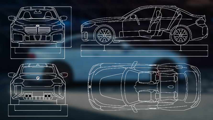 BMW M2 automobili G87 G42 Spoljašnji motiv Spoljašnji motiv BMW M2 automobili G87 G42
