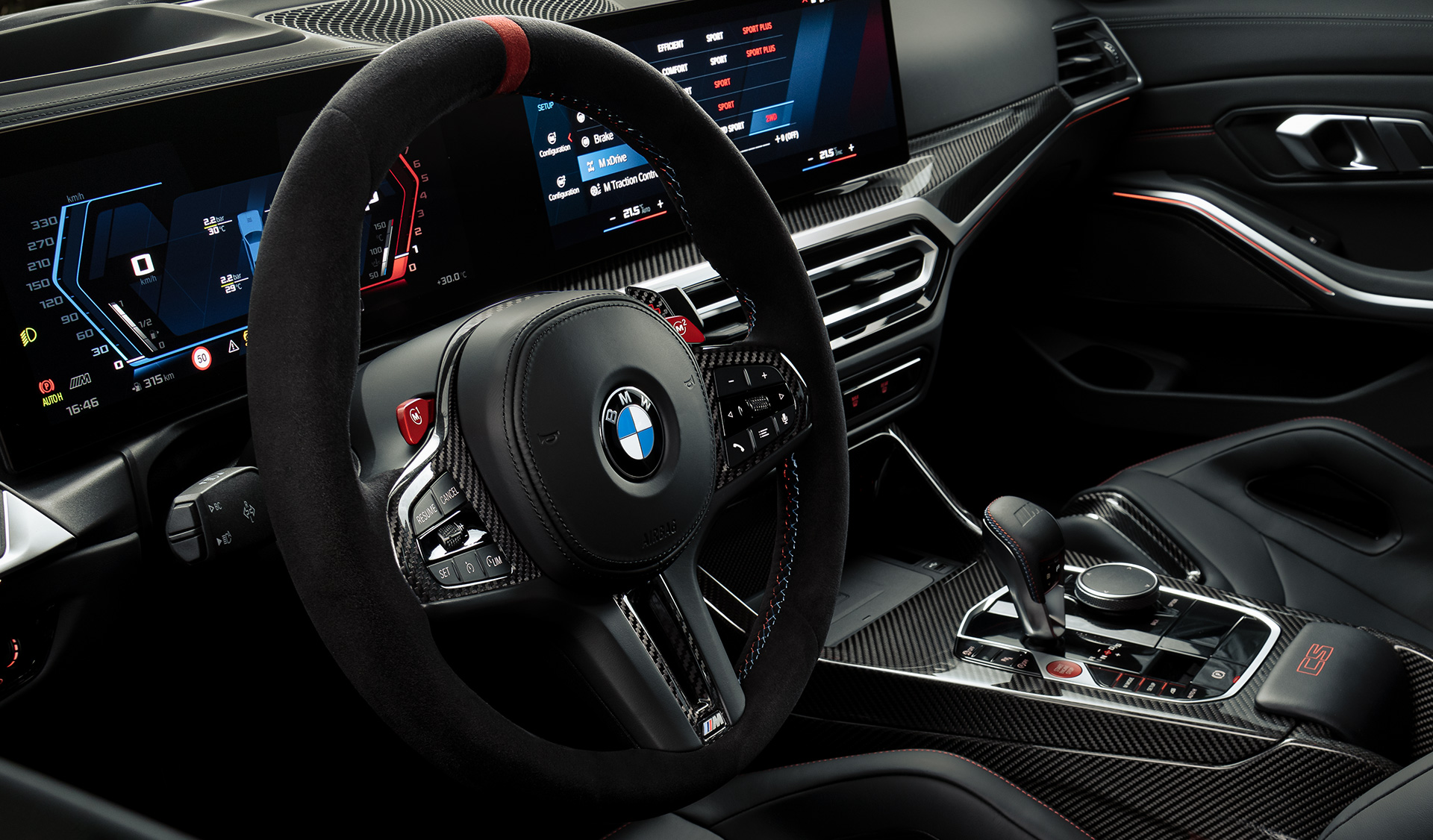 M Kožni volan od alkantare BMW M3 CS G80 BMW M3 CS G80 M Kožni volan od alkantare