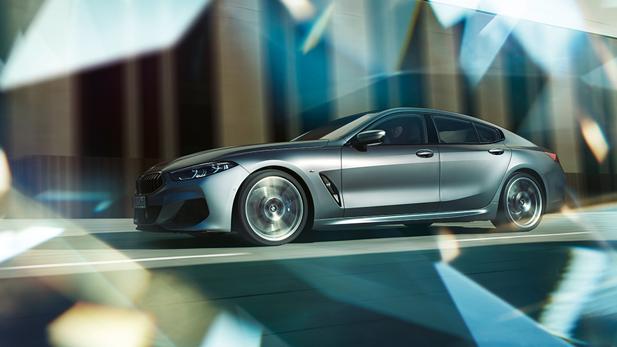 BMW M850i xDrive Gran Coupé, dizajn, pogled sa strane, BMW serije 8 Gran Coupé