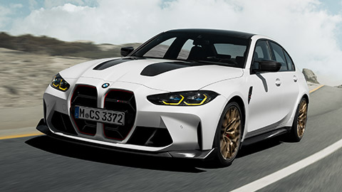 BMW M3 G80 pogled spreda na ulici BMW M Serija BMW M3 G80 pogled spreda na ulici