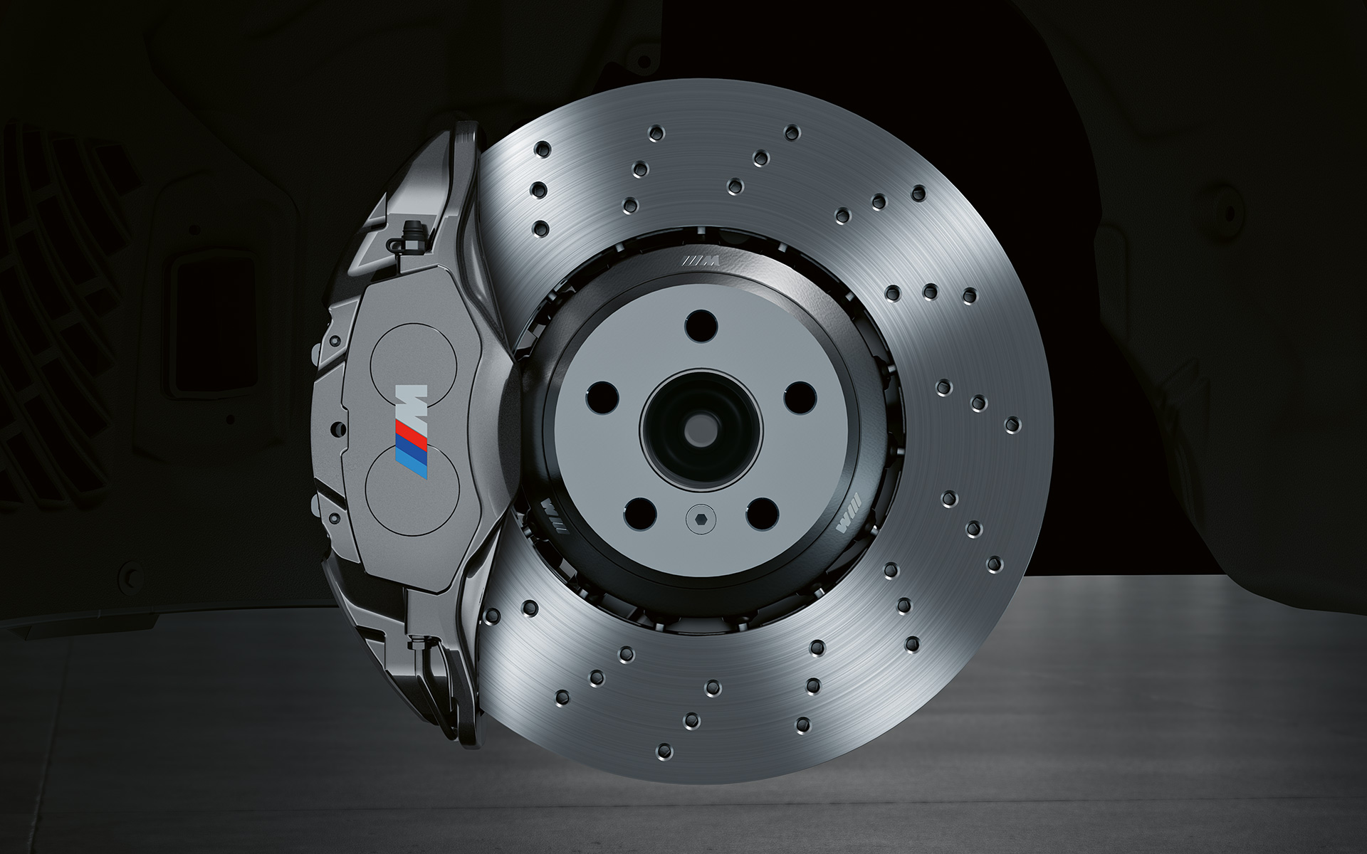 BMW X1 M35i xDrive Detalj kočnica BMW X1 M35i xDrive Spoljašnji detalj Kočnica