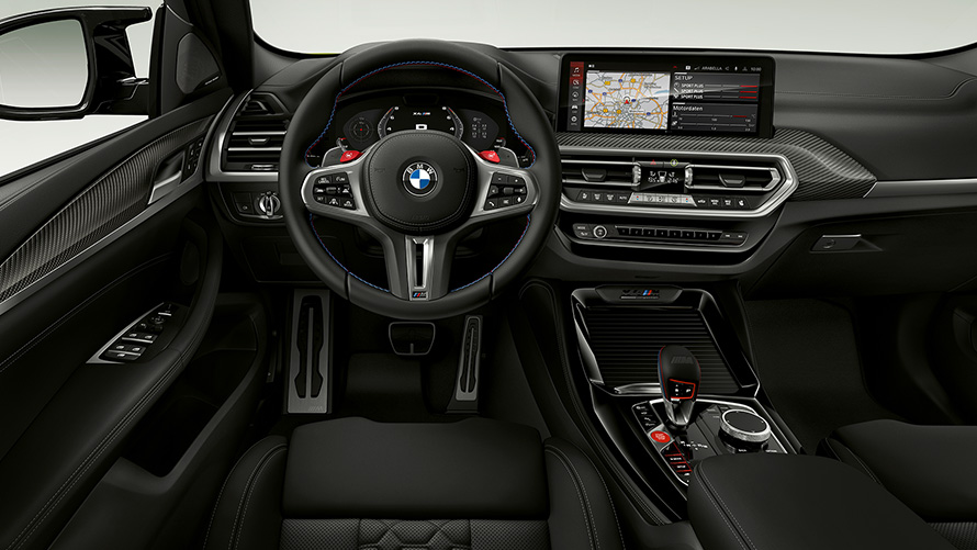 BMW X4 M Competition F98 LCI Facelift 2021 kokpit BMW X4 M Competition F98 LCI Facelift 2021 unutrašnjost kokpita