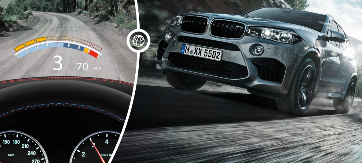 BMW Head-Up displej sa displejem specifičnim za M seriju BMW Head-Up displej sa displejem specifičnim za M seriju