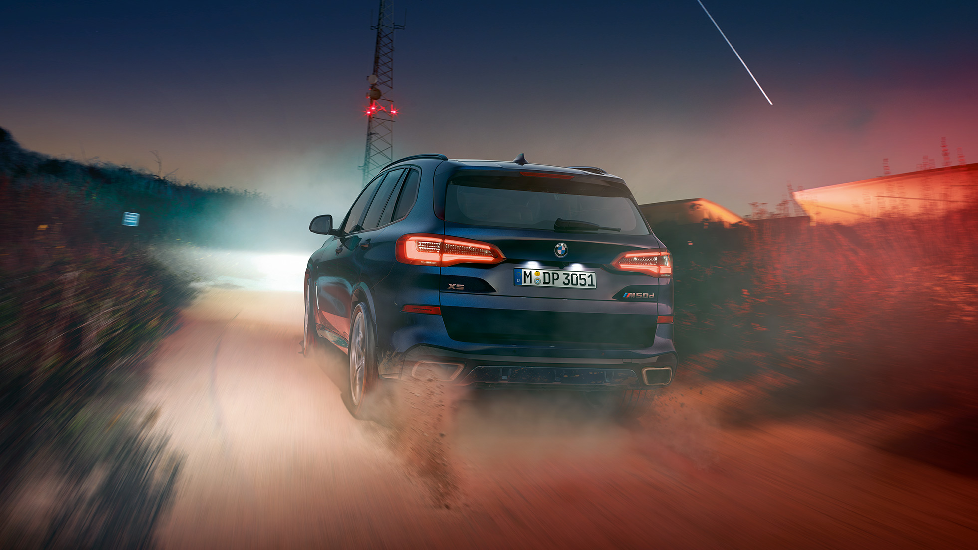 BMW X5 M50d s M TwinPower Turbo šestocilindarskim dizel motorom Zadnji kraj BMW-a X5 M50d s M TwinPower Turbo šestocilindarskim dizel motorom G05 Carbon black metalik