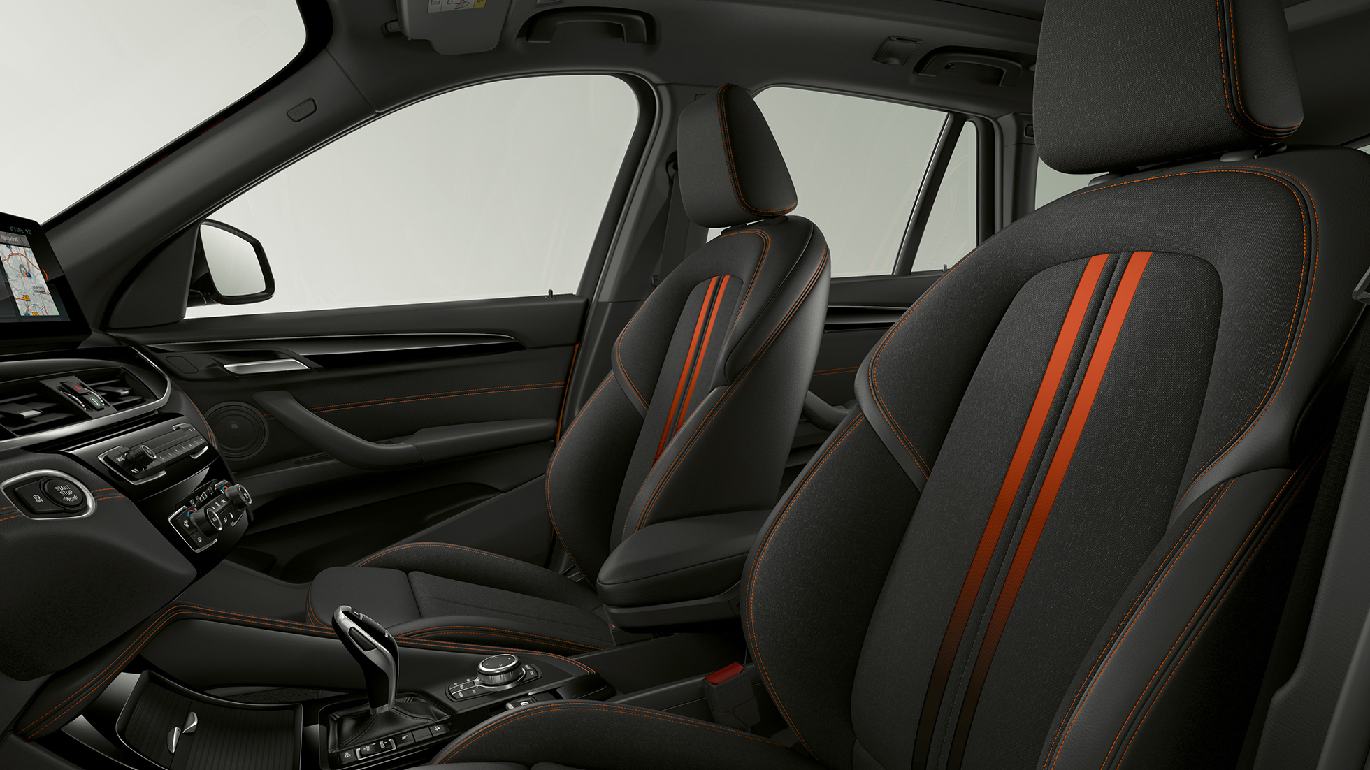 BMW X1, Model Sport Line, presvlake BMW X1, Model Sport Line, enterijer sa fokusom na presvlakama