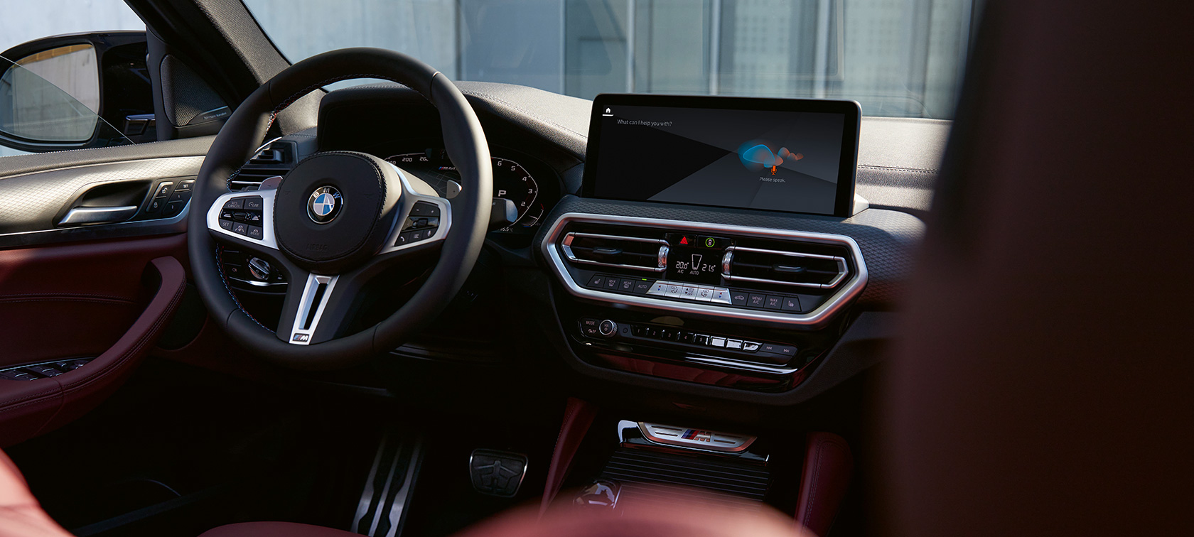 BMW X4 G02 Tacora crvena koža u unutrašnjosti 2021. BMW X4 G02 Tacora crvena koža u unutrašnjosti 2021.