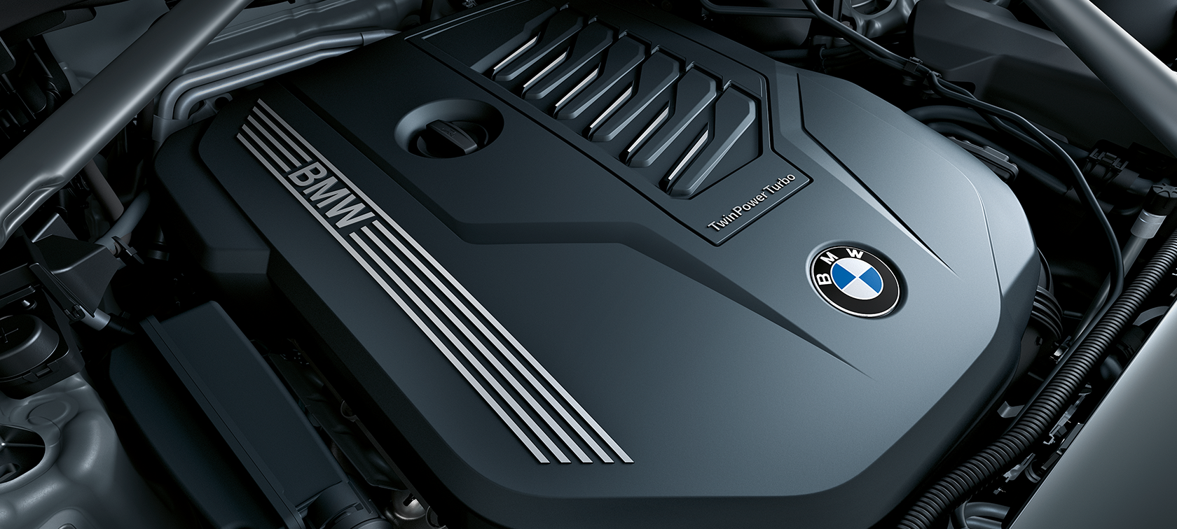 BMW X7 BMW TwinPower Turbo BMW TwinPower Turbo motor, krupni plan