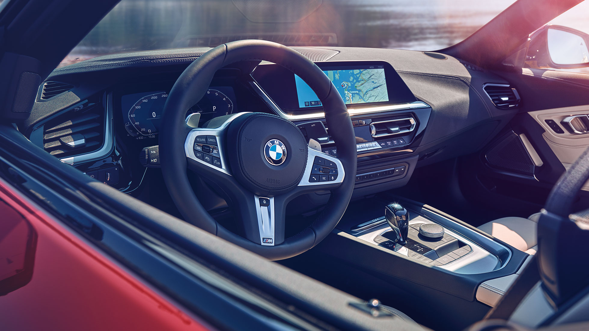 Kabina modela BMW Z4 Roadster Pogled u kabinu modela BMW Z4 Roadster