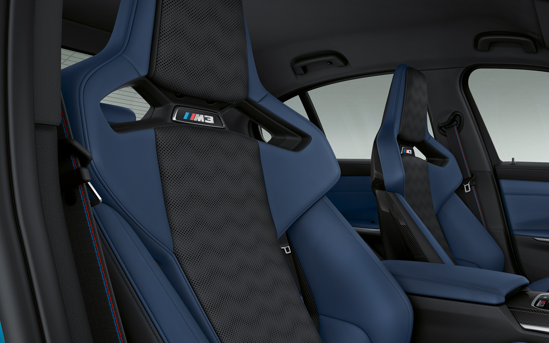 BMW Individual full koža ‘Merino’ Fjord Blue/Black BMW Individual full koža ‘Merino’ Fjord Blue/Black