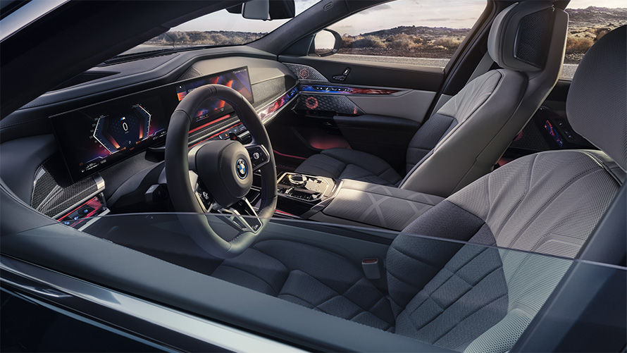 BMW Individual Merino koža/vuna-kašmir sa ekskluzivnim detaljima Smoke White/Light Grey