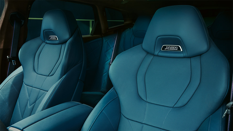 BMW XM BMW Individual koža 'Merino' sa ekskluzivnim detaljima| Deep Lagoon