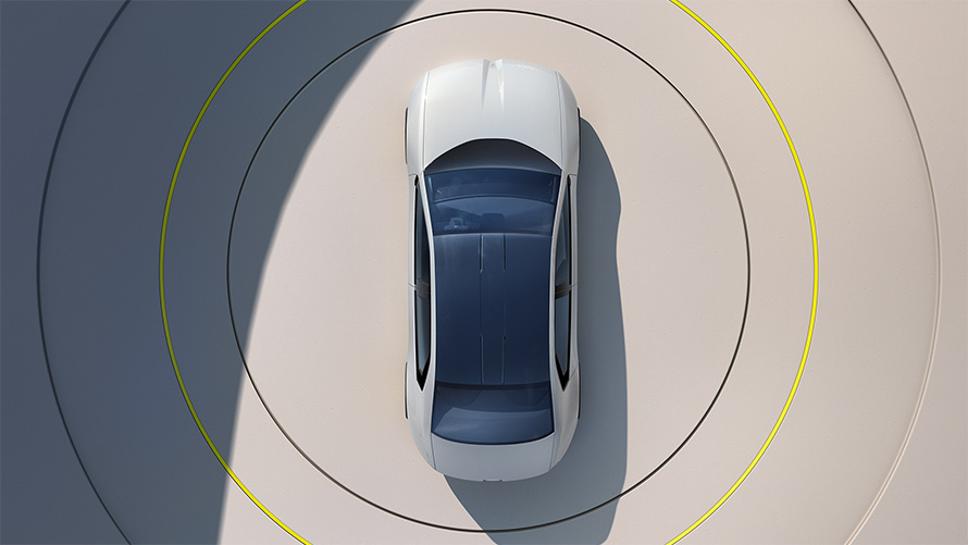 BMW i Vision Dee Vision vozilo spoljašnjost prikaz odozgo