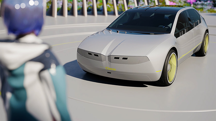BMW i Vision Dee Vision vozilo spoljašnjost dizajn digitalna ikona