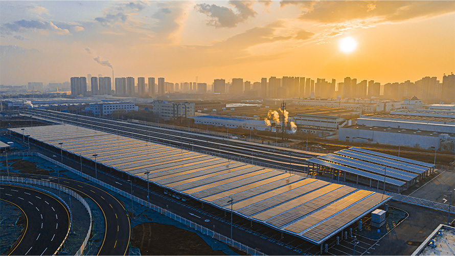 Solarna energija BMW održivost BMW Održivost solarne energije BMW prostorije postrojenja Dadong solarni sistemi