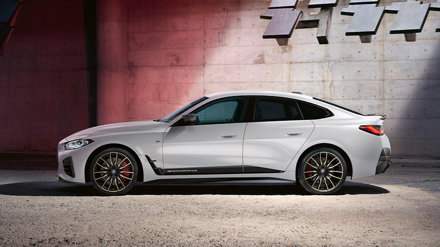 BMW Serija 4 Gran kupe G26 ICE bočni prikaz BMW M Performance delovi BMW Serija 4 Gran kupe G26 ICE bočni prikaz