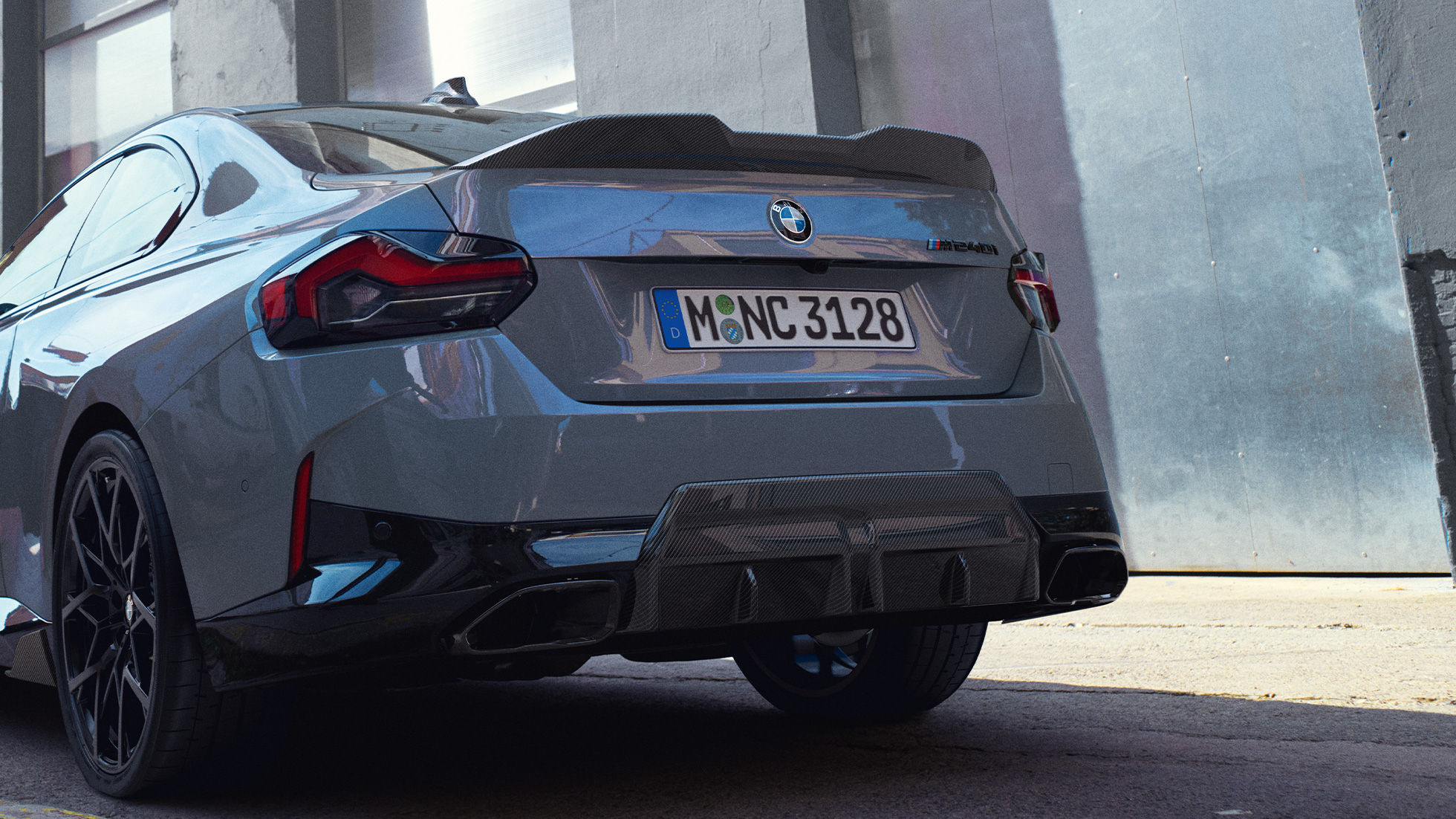 BMW Serija 2 kupe G42 zadnji prikaz izbliza BMW M Performance delovi BMW Serija 2 kupe G42 zadnji prikaz izbliza